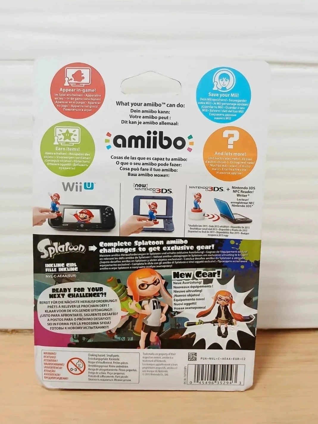 Figurino Nintendo Amiibo Garota Inkling Splatoon – photo 2